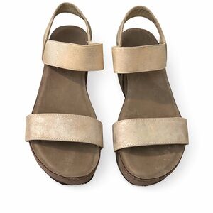 Gold Strappy Sandals